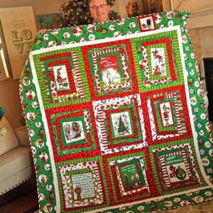 The Grinch K&Q Quilt  Quilt